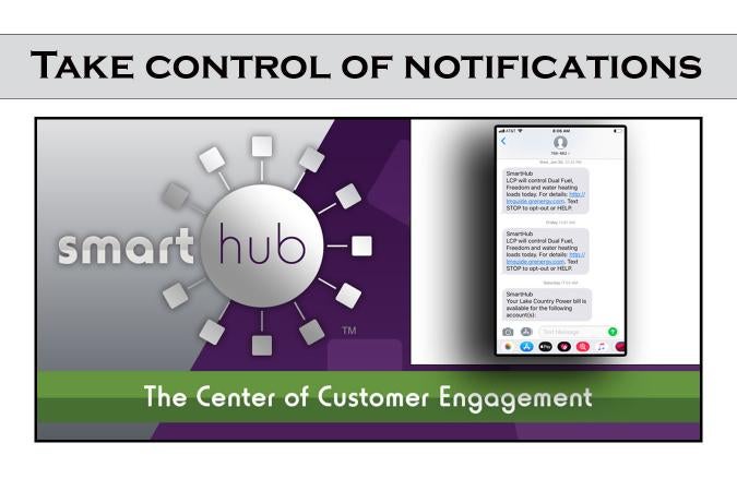 Take control of notification graphic