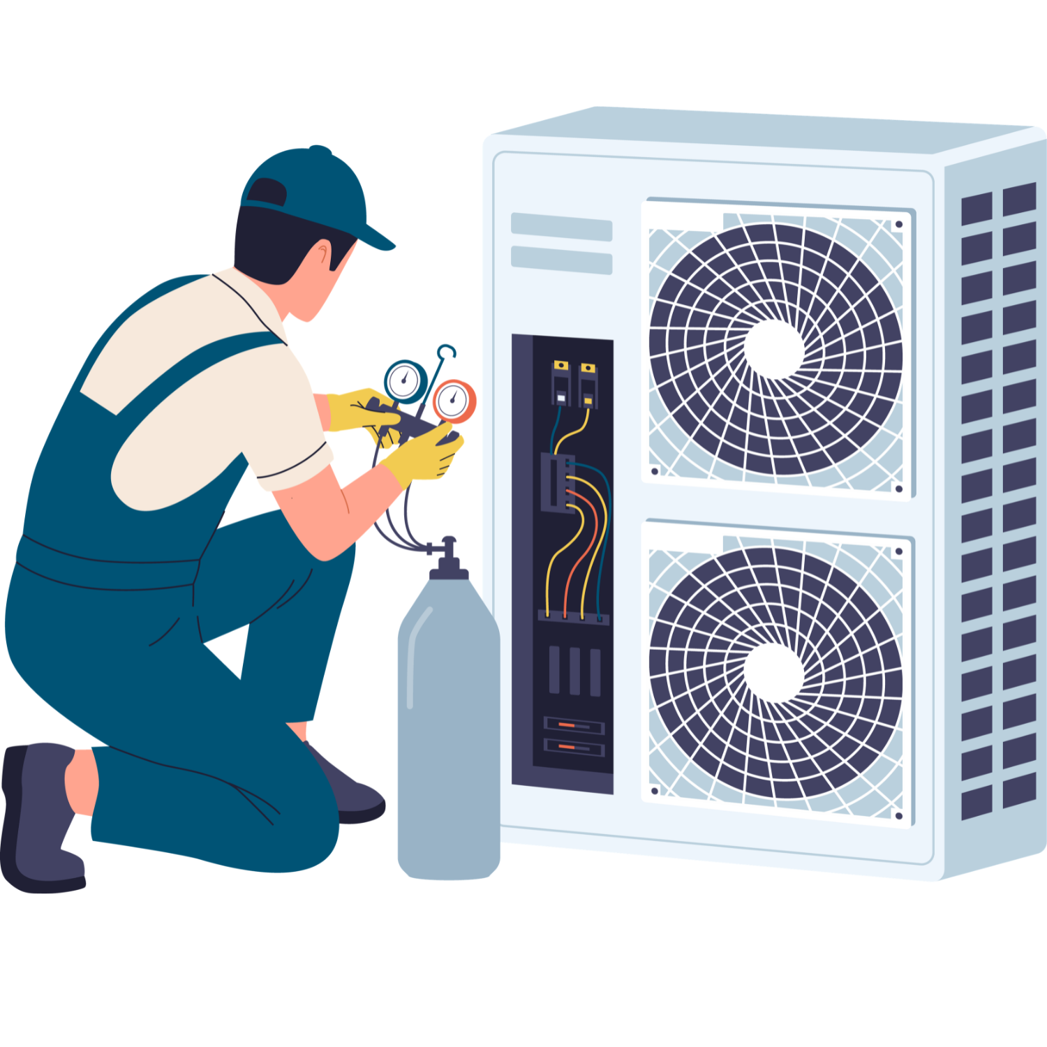 HVAC worker