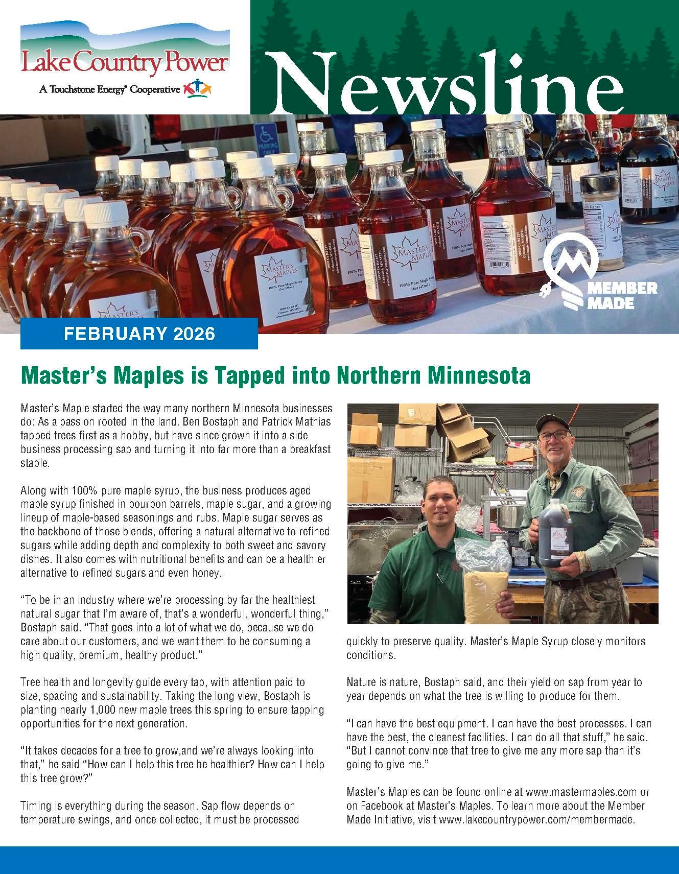 February 2026 Newsline cover