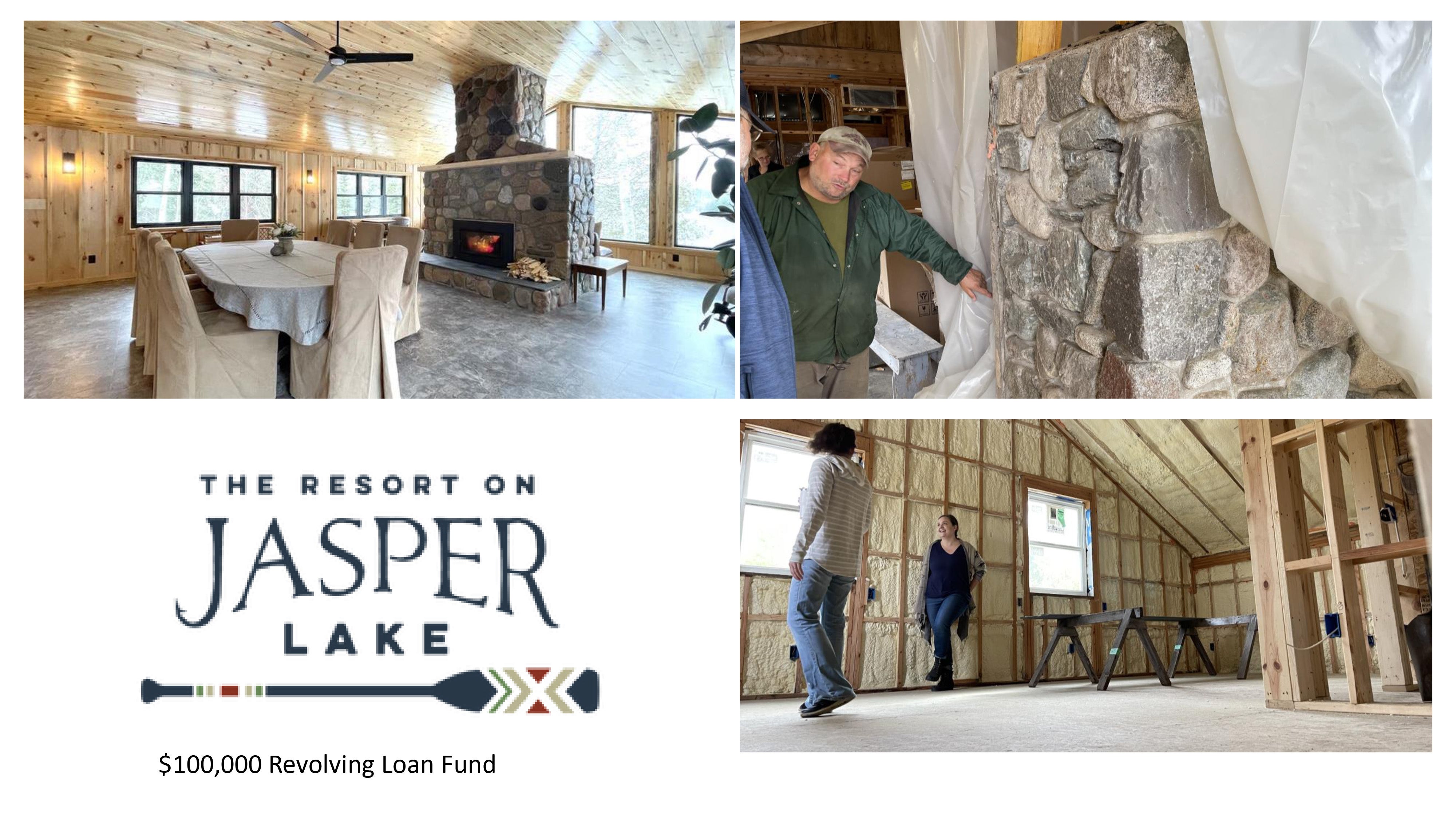 Jasper Lake resort graphic