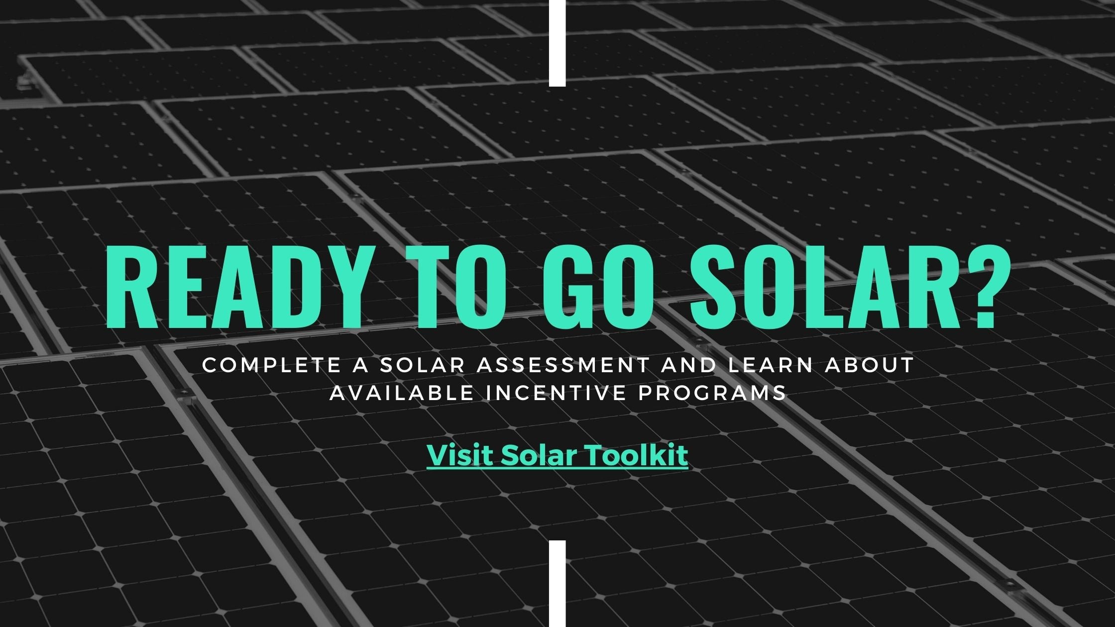 Ready to go solar? graphic