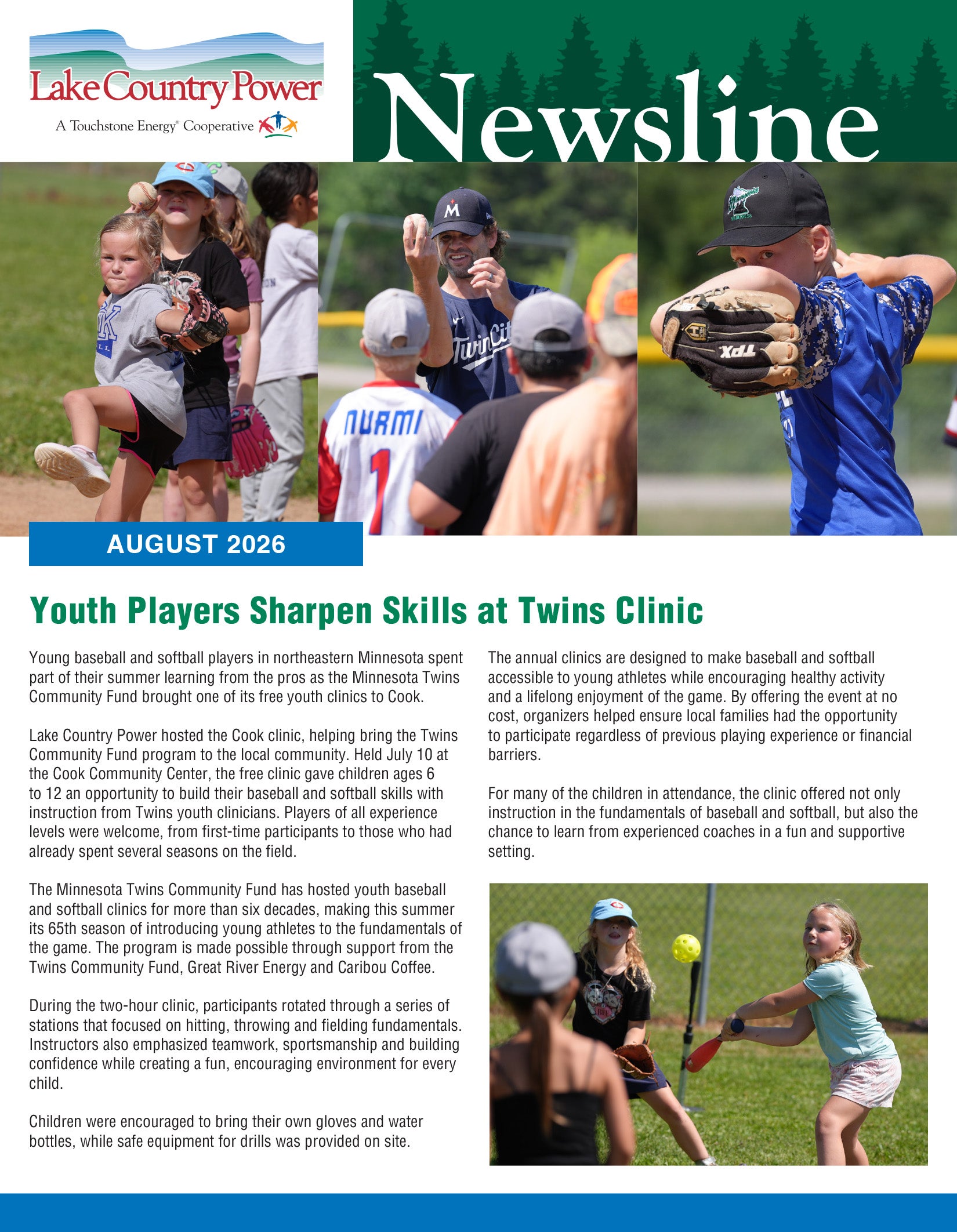 August Newsline cover