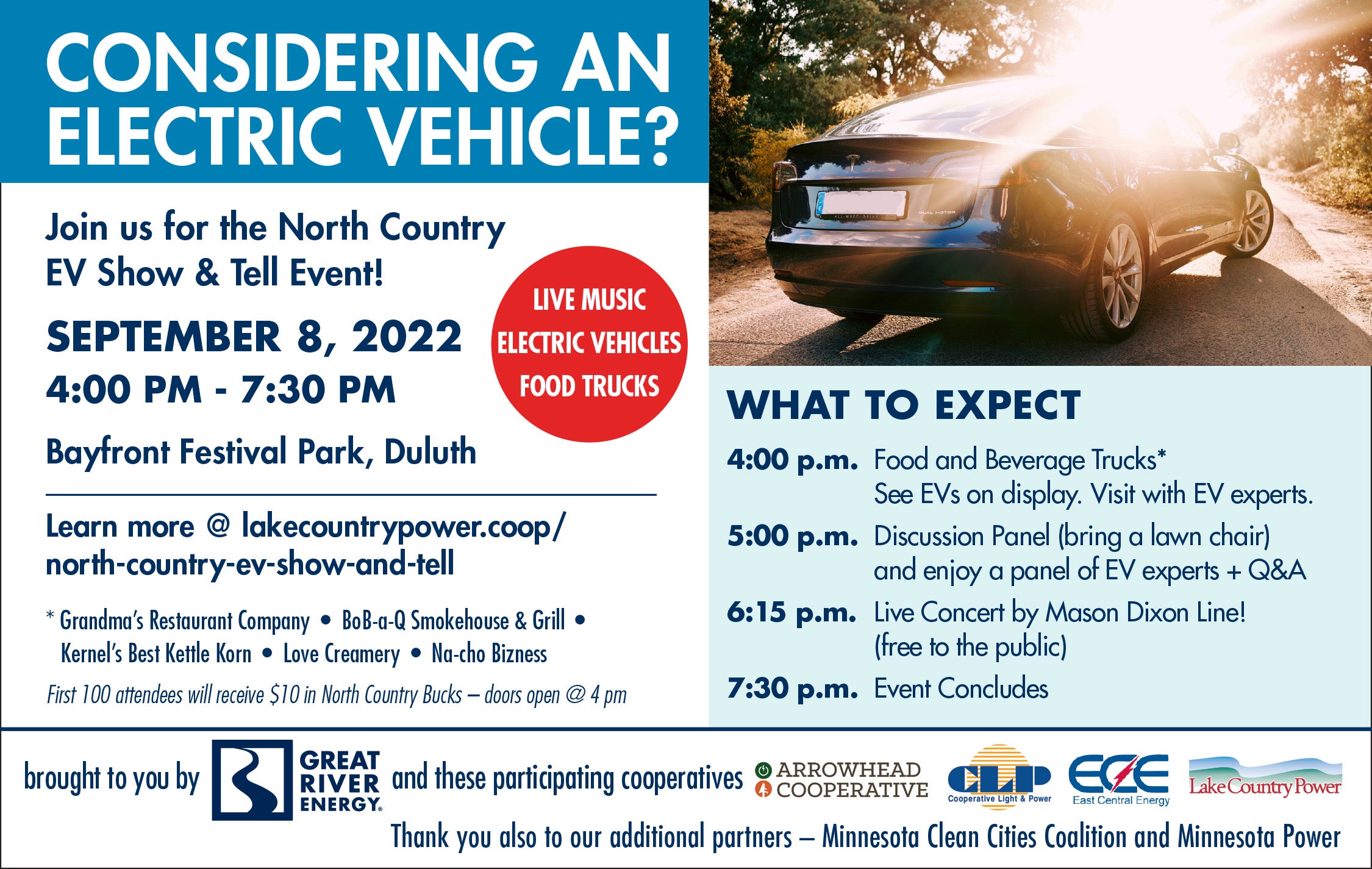 EV event ad