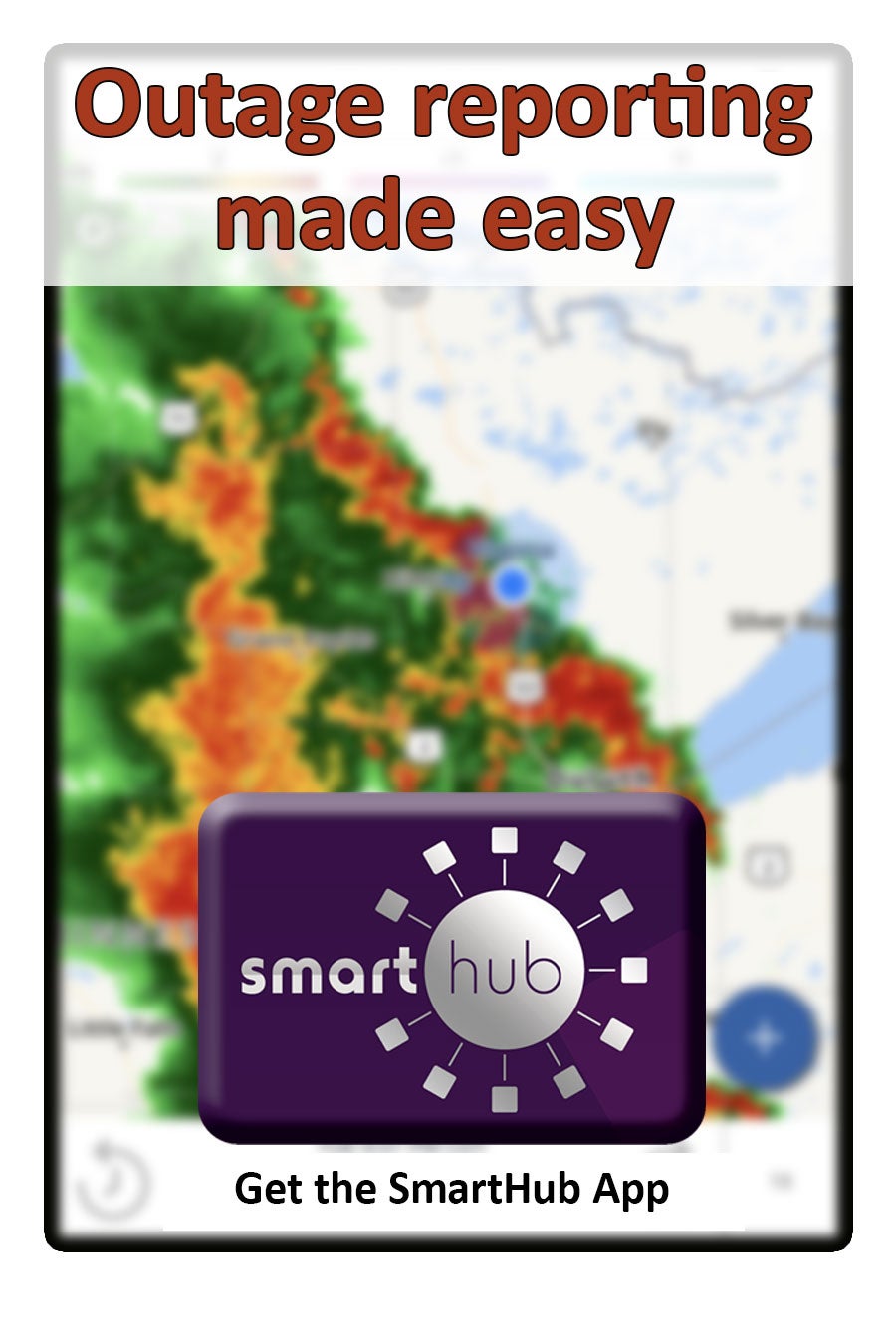 SmartHub outage reporting graphic